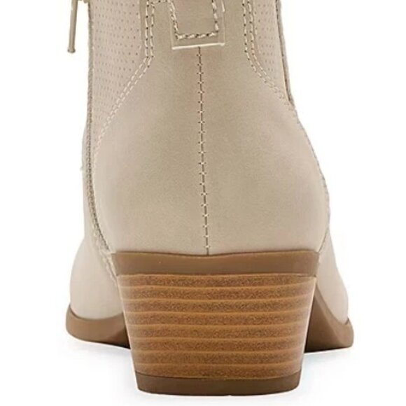 Arizona Jean Co Women’s Lambay Stacked Heel Booties Stone Sz 7.5 M MSRP $65 - Picture 3 of 6